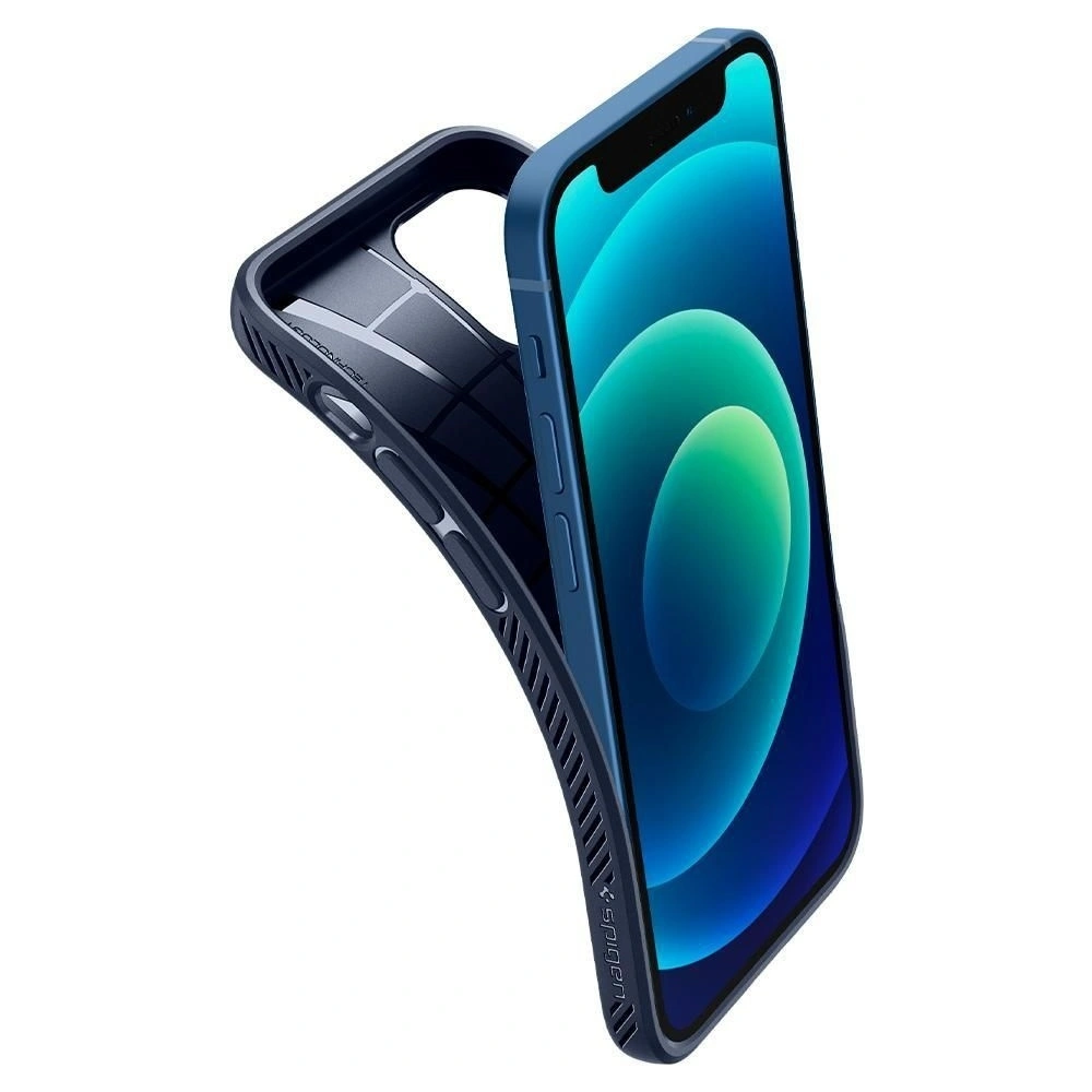 Hurtownia GSM - Etui Spigen Liquid Air Apple iPhone 12 mini Navy Blue - SPN1369BLU - {ean13} - Hurt