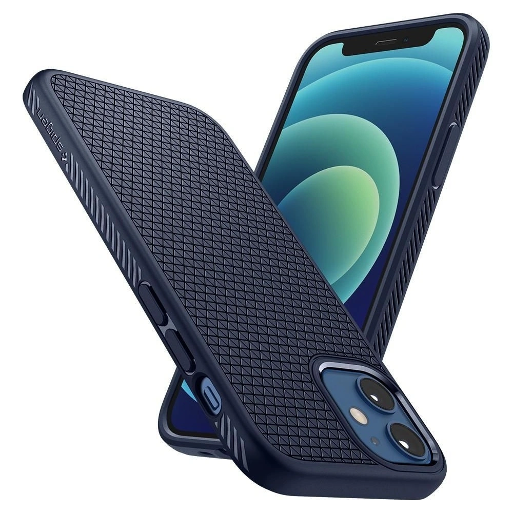 Hurtownia GSM - Etui Spigen Liquid Air Apple iPhone 12 mini Navy Blue - SPN1369BLU - {ean13} - Hurt