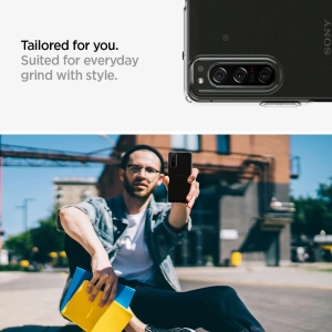 Hurtownia GSM - Etui Spigen Liquid Crystal Sony Xperia 5 II Crystal Clear - SPN1371CL - {ean13} - Hurt