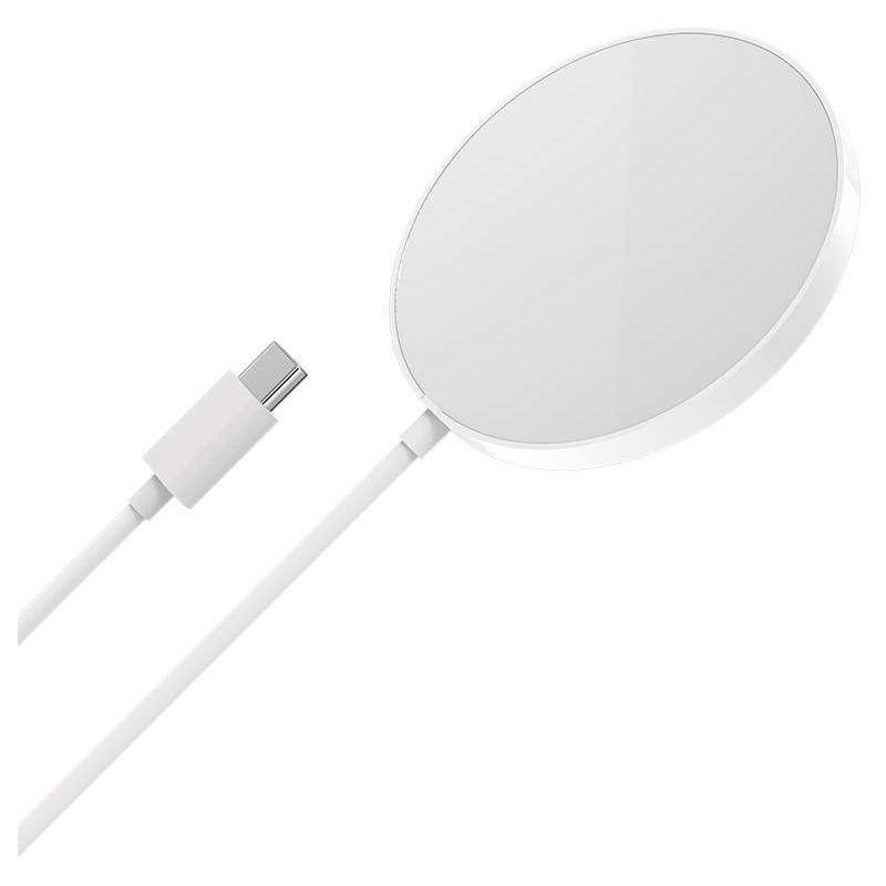 hoco Distributor - 6931474737540 - HCO001BLK - hoco CW28 Wireless Charger with MagSafe 15W White - B2B homescreen