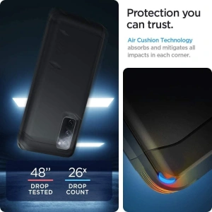 Hurtownia GSM - Etui Spigen Tough Armor Samsung Galaxy S20 FE Black - SPN1372BLK - {ean13} - Hurt