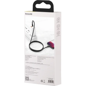 USB-C zu Lightning Kabel Baseus Hochdicht geflochten, 20W, 5A, PD, 1m (schwarz)