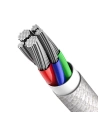 Wholesale Baseus High Density Braided Cable Type-C to Lightning, PD, 20W, 1m (white) - BSU1946WHT - {ean13} - Hurt