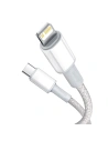 Hurtownia GSM - Kabel USB-C do Lightning Baseus High Density Braided, 20W, 5A, PD, 1m (biały) - BSU1946WHT - {ean13} - Hurt