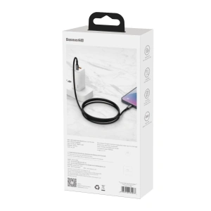 USB-C zu Lightning Kabel Baseus Tungsten Gold, 20W, 5A, PD, 1m (schwarz)