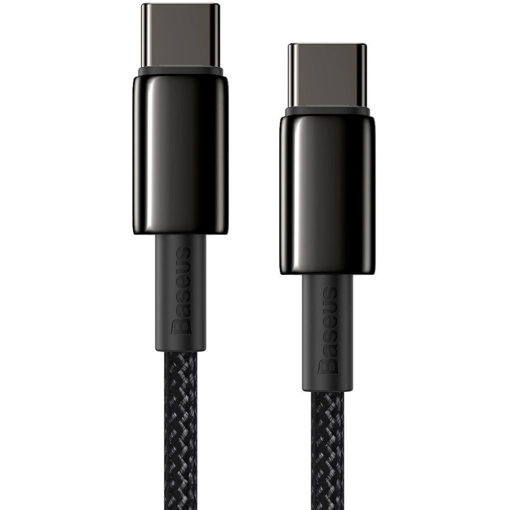 Wholesale Baseus Tungsten Gold Cable Type-C to Type-C 100W 1m (black) - BSU1949BLK - {ean13} - Hurt