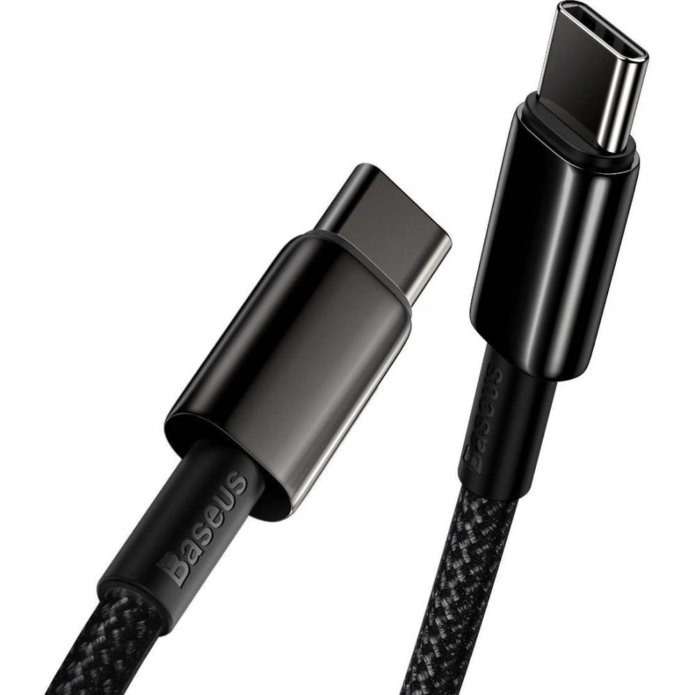 Wholesale Baseus Tungsten Gold Cable Type-C to Type-C 100W 1m (black) - BSU1949BLK - {ean13} - Hurt