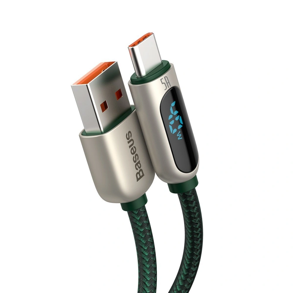 Wholesale Baseus Display Cable USB to Type-C 5A 1m (green) - BSU1951GRN - {ean13} - Hurt