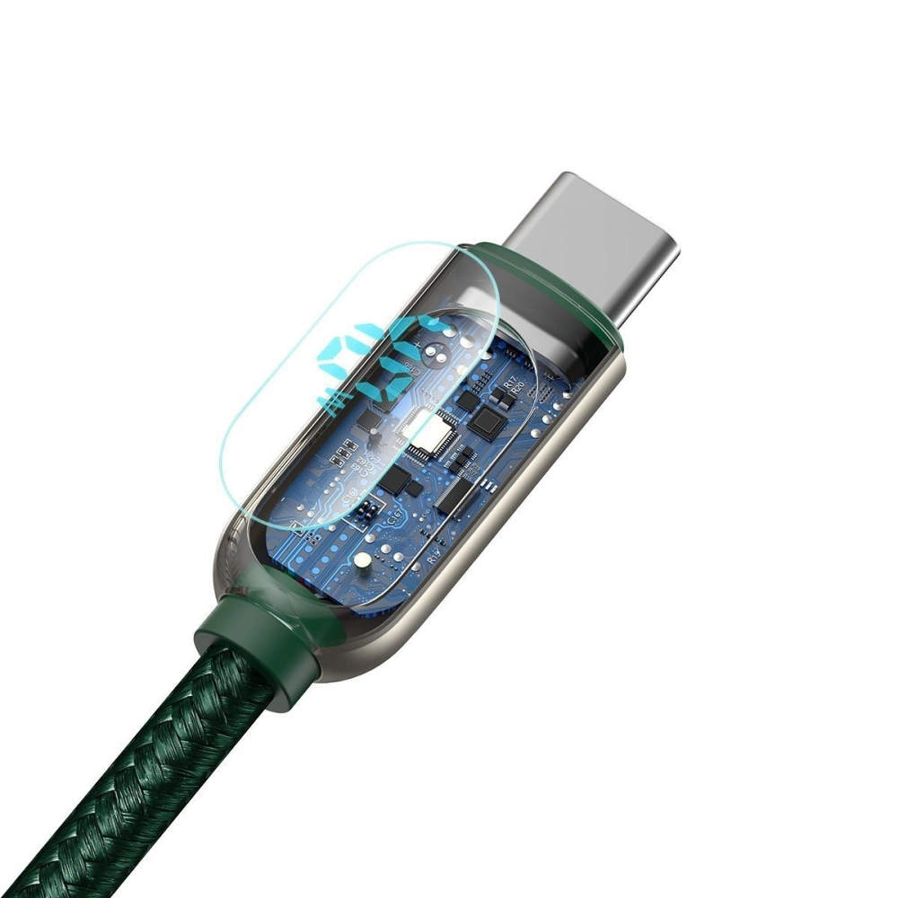 Hurtownia GSM - USB-C zu USB Kabel Baseus Display, 5A, 1m (grün) - BSU1951GRN - {ean13} - Hurt