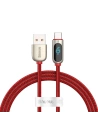 Kabel USB do USB-C Baseus Display, 5A, 1m (czerwony)