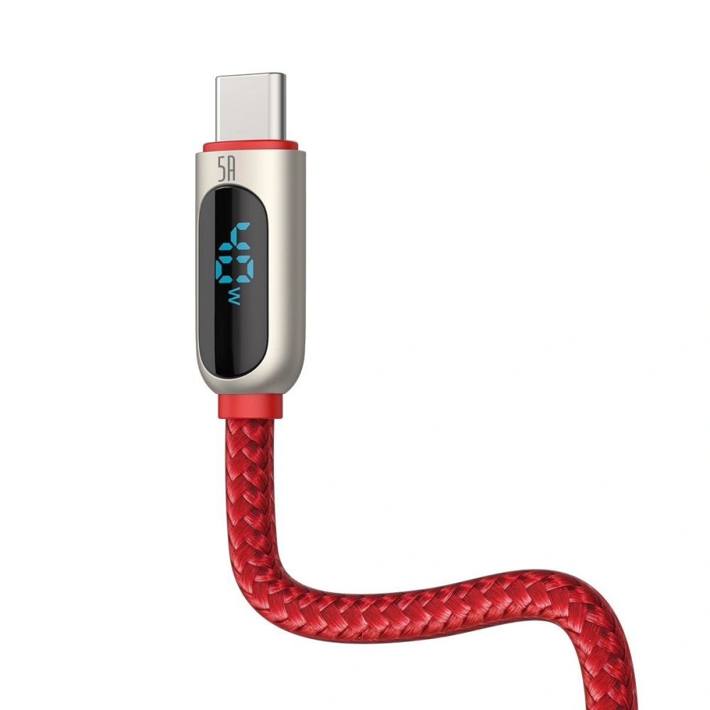 Hurtownia GSM - Kabel USB do USB-C Baseus Display, 5A, 1m (czerwony) - BSU1952RED - {ean13} - Hurt