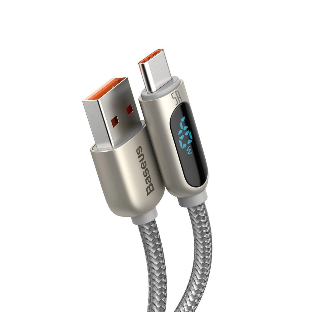 Hurtownia GSM - Kabel USB do USB-C Baseus Display, 5A, 1m (srebrny) - BSU1953SLV - {ean13} - Hurt