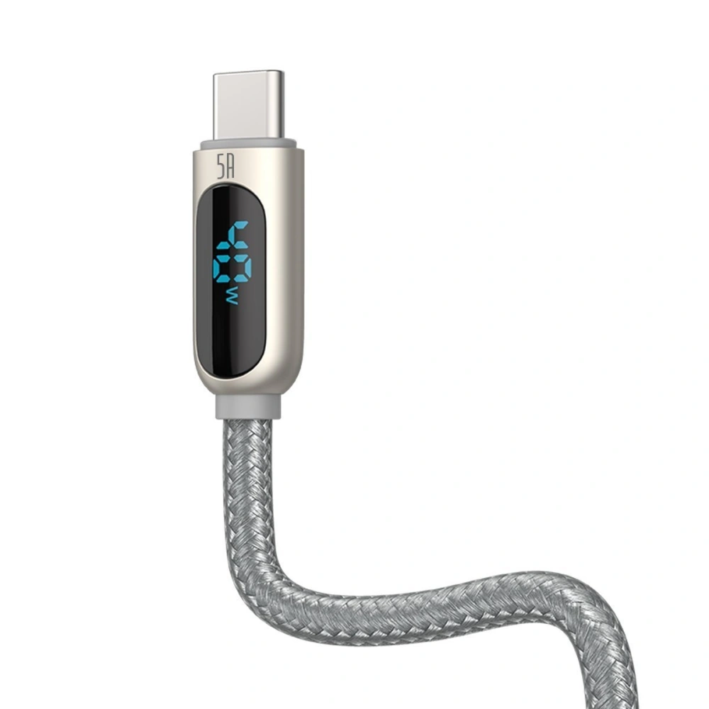 Hurtownia GSM - Kabel USB do USB-C Baseus Display, 5A, 1m (srebrny) - BSU1953SLV - {ean13} - Hurt
