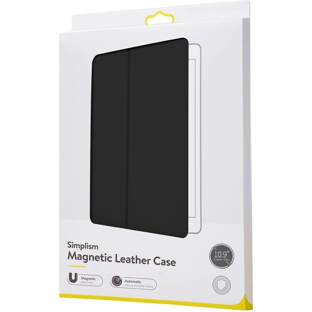 Wholesale Baseus Simplism Magnetic Leather Case Apple iPad Air 10.9 2020/2022 (4 i 5 gen) / iPad Air 11 2024 (6 gen) black - BSU1954BLK - {ean13} - Hurt