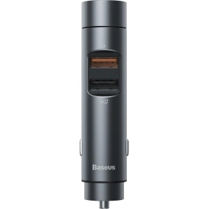 Hurtownia GSM - Transmiter FM Baseus Energy Column, Bluetooth 5.0, 2x USB, 18W (szary) - BSU1956GRY - {ean13} - Hurt