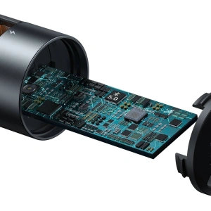 Hurtownia GSM - Transmiter FM Baseus Energy Column, Bluetooth 5.0, 2x USB, 18W (szary) - BSU1956GRY - {ean13} - Hurt