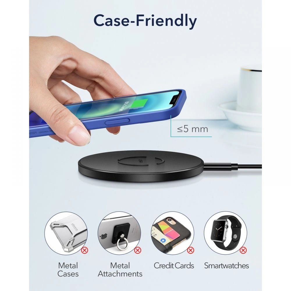 Wholesale ESR EFC002O Wireless Charger 15W Black - ESR280BLK - {ean13} - Hurt