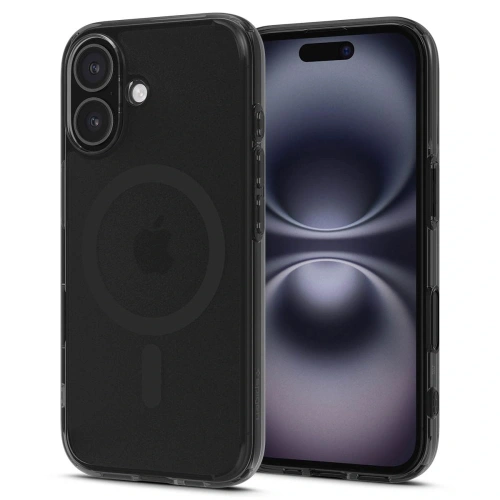 Etui Spigen Ultra Hybrid T Mag w kolorze frost black, idealne dla Apple iPhone 16