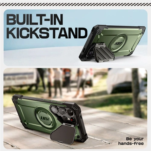 Etui Supcase w zielonym kolorze, prezentujące nowoczesny design i ochronę