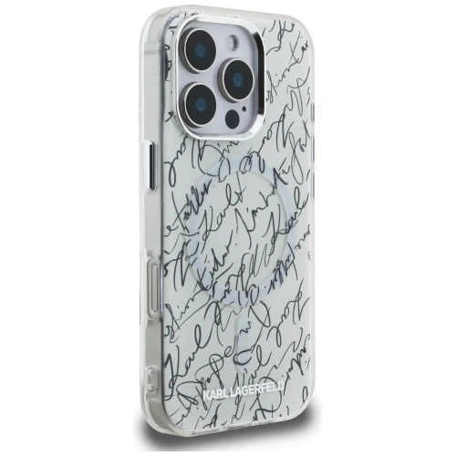 Etui Karl Lagerfeld na iPhone 16 Pro Max, z funkcją MagSafe.