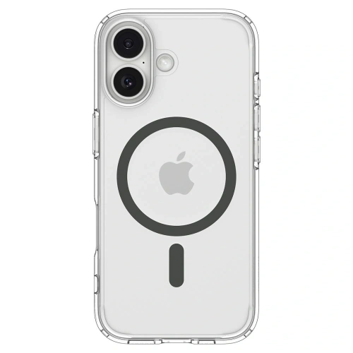 Hybrydowe etui Spigen z widoczną technologią MagSafe, zapewniające łatwe ładowanie.