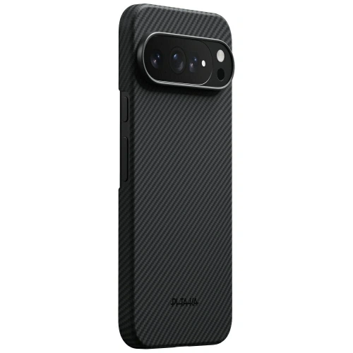 Etui PITAKA Ultra-Slim w kolorze czarno-szarym, idealnie dopasowane do Google Pixel 10 Pro XL z funkcją MagSafe.