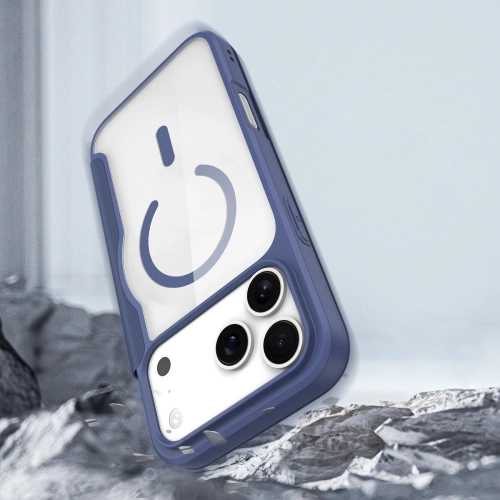 Etui Dux Ducis Skin X Pro w użyciu, chroniące Apple iPhone 17 Pro Max z systemem MagSafe