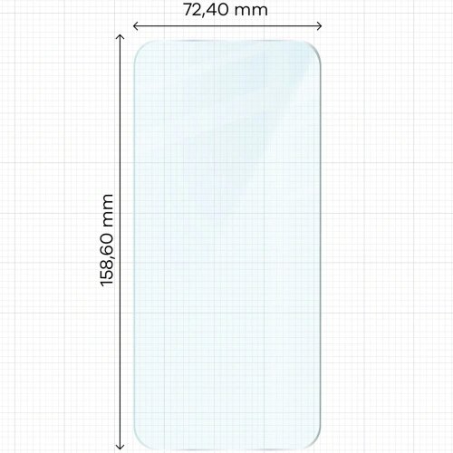 Zestaw dwóch sztuk szkła hartowanego Bizon Glass Clear Duo, idealny do ochrony ekranu.