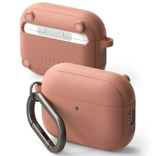 Etui Ringke Onyx Magnetic MagSafe w koralowym kolorze do Apple AirPods Pro 3