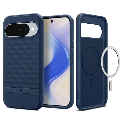 Etui Spigen Parallax MagSafe w kolorze granatowym, idealne do Google Pixel 10/10 Pro