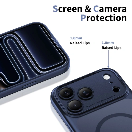 Etui zamontowane na Apple iPhone 17 Pro Max, podkreślające jego elegancki wygląd.