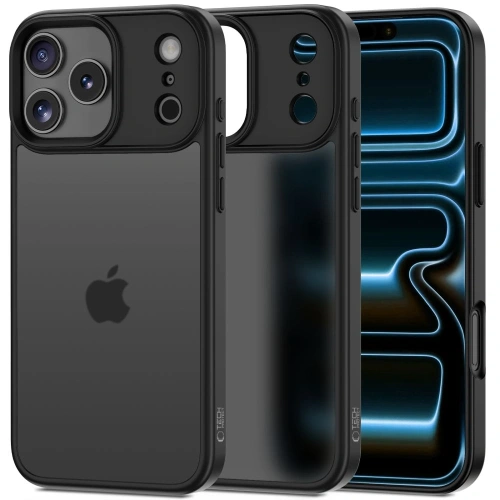 Etui Tech-Protect Magmat w kolorze matte black, idealne do Apple iPhone 17 Pro Max.