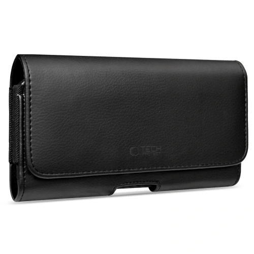 Etui Tech-Protect SM80 w czarnym kolorze, idealne dla telefonów 5.8-6.8 cala.