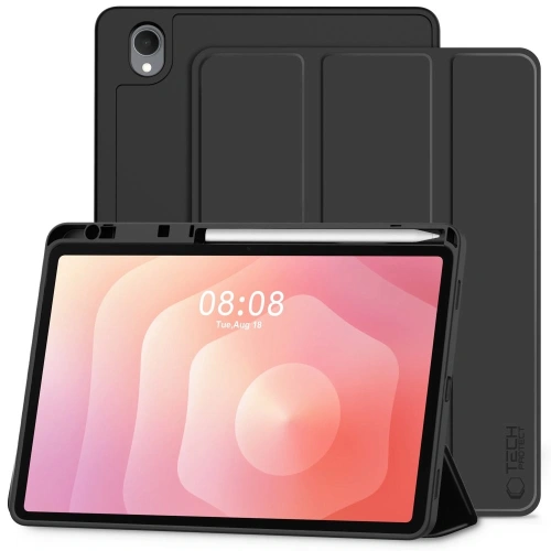 Etui Tech-Protect SmartCase Pen w kolorze czarnym, idealne do Samsung Galaxy Tab S11.