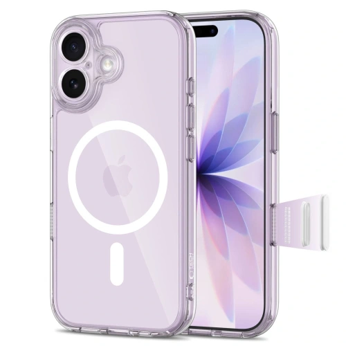 Etui Tech-Protect Magpeak MagSafe CC do Apple iPhone 17 w przezroczystym kolorze