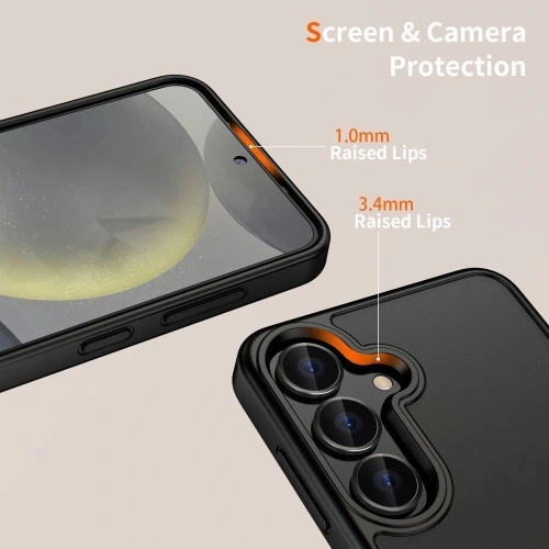 Hybrydowe etui Tech-Protect MagMat z bliska, ukazujące detale i wycięcia na porty.