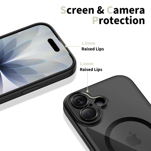 Widok etui Tech-Protect Magpeak z przodu, eksponujący elegancki design.