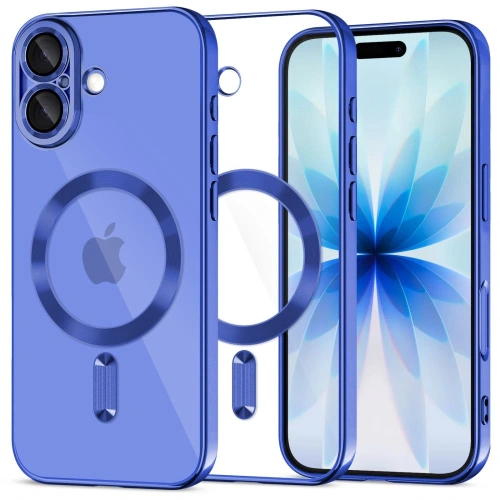 Etui Tech-Protect Flexair Magflex w kolorze Shiny Mist Blue, idealne dla iPhone 17.