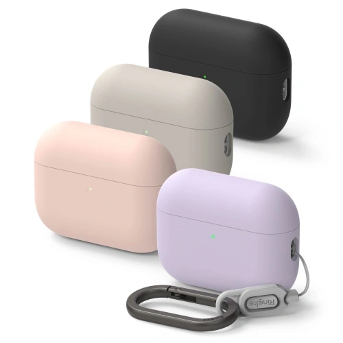 Zbliżenie na etui Ringke Silicone, ukazujące jego gładką powierzchnię i teksturę.