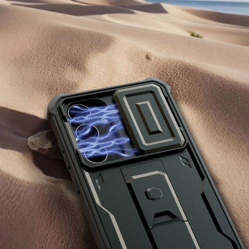 Etui z podstawką, umożliwiające wygodne oglądanie filmów na Samsung Galaxy S25 FE