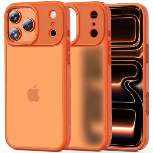 Etui Tech-Protect Flexair Magmat w kolorze cosmic orange, idealne dla iPhone 17 Pro.