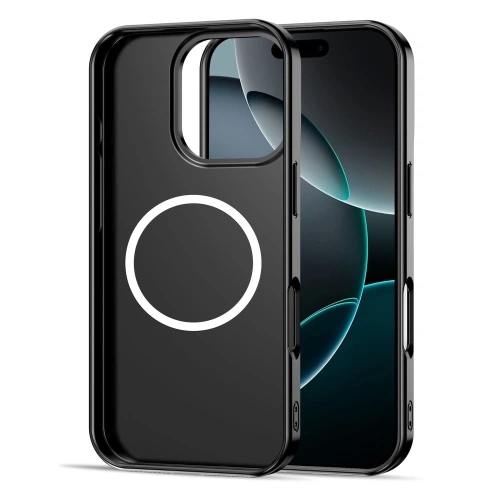 Widok tylnej części etui Tech-Protect Flexair Lamano z logo MagSafe.