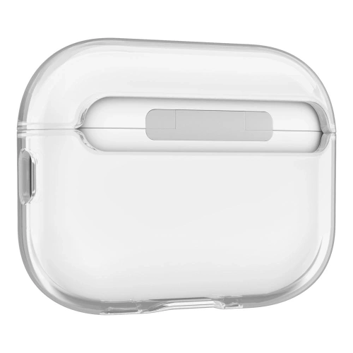 Widok etui Spigen Liquid Crystal z boku, eksponujący precyzyjne wycięcia