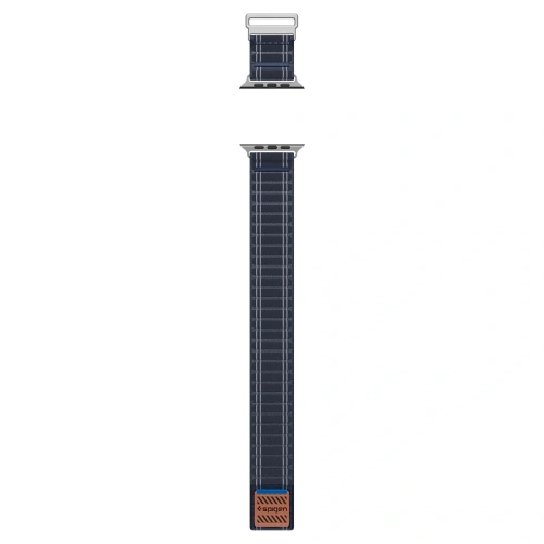 Stylowy pasek w kolorze navy, pasujący do różnych modeli Apple Watch.