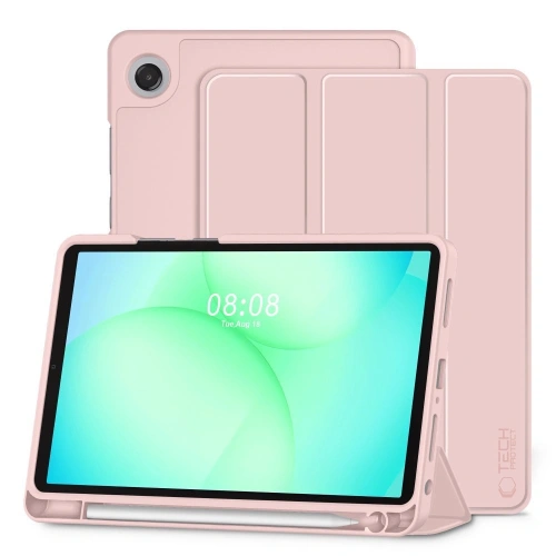 Etui Tech-Protect SmartCase Pen w kolorze różowym, idealne do Samsung Galaxy Tab A9 / A11.