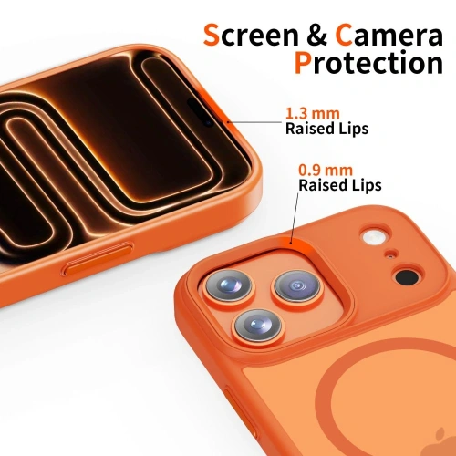 Etui Tech-Protect Magmat MagSafe z funkcją MagSafe, zapewniające łatwe ładowanie.