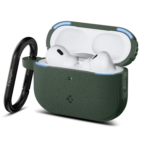 Zbliżenie na etui Spigen Vault, ukazujące teksturę materiału