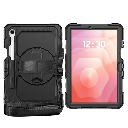 Zbliżenie na materiał etui Tech-Protect Solid, ukazujące jego wytrzymałość.