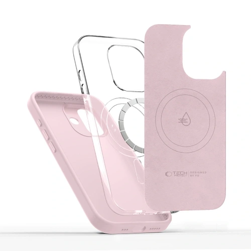 Etui Tech-Protect Uniq w pastelowym różu, idealne dla miłośników eleganckiego designu.