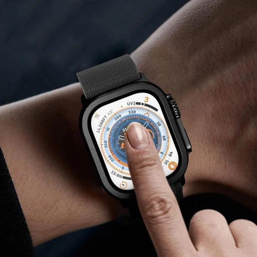 Zestaw szkieł hartowanych do Apple Watch Ultra, idealnie dopasowanych do modelu 49mm.